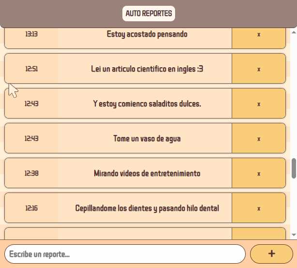 Creador de autoreportes del día imagen